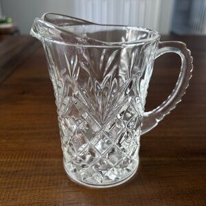Vintage Anchor Hocking Creamer in the "Pineapple" Pattern